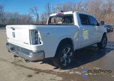 2019 Ram 1500 Longhorn 4X4 5'7 Box from USA, damaged, VIN 1C6SRFKT7KN610595